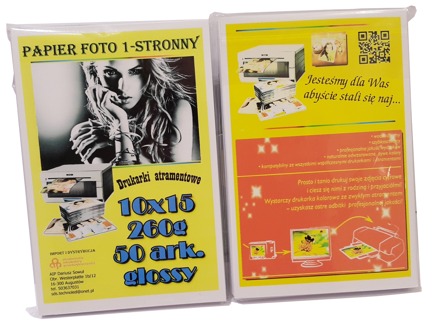 

Papier Foto Fotograficzny 10x15 260g Błysk 50ark.