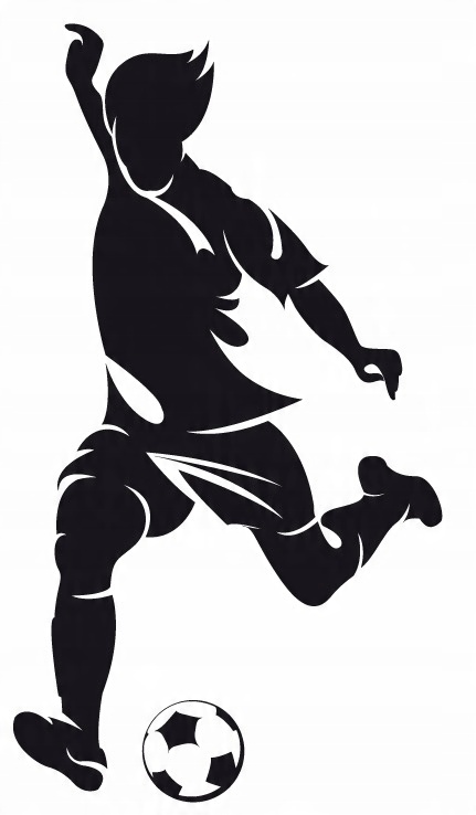 

Naklejki Na Ścianę Piłkarz Piłka Nożna Sport 150cm