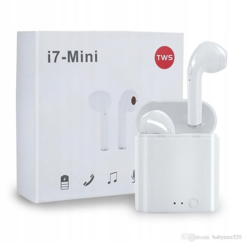 

Słuchawki Bluetooth iOS Iphone Lub Android - Białe