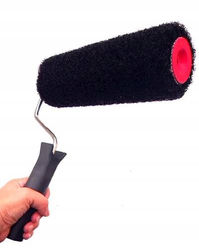 Wałek do gładzi mas szpachli 23 cm Rolka + Rączka Waga 0.5 kg