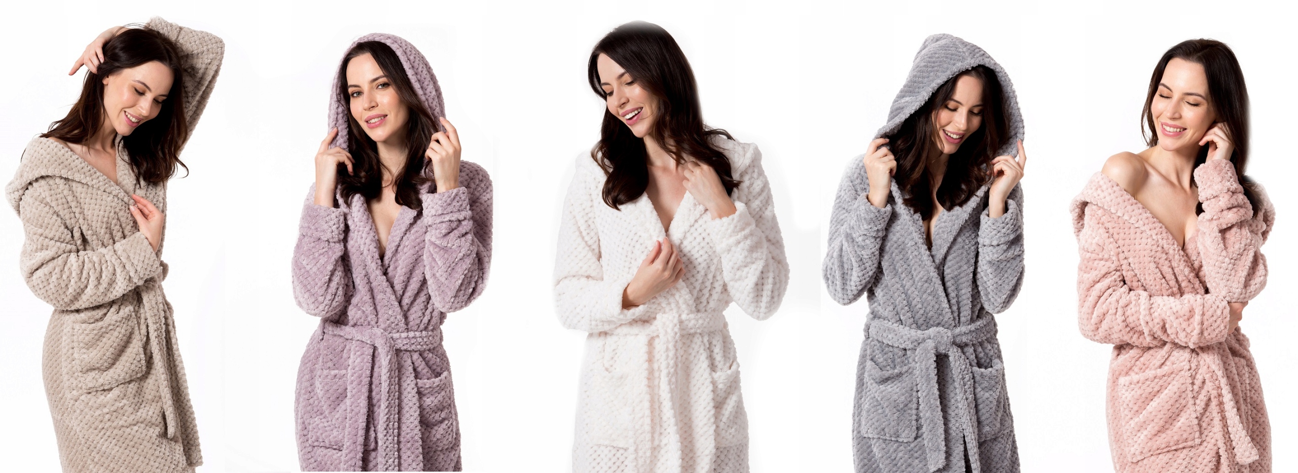 CIEPLUTKI SZLAFROK DAMSKI MIĘKKI PODOMKA DIAM L/XL Materiał dominujący mikrofibra (mikrofaza)