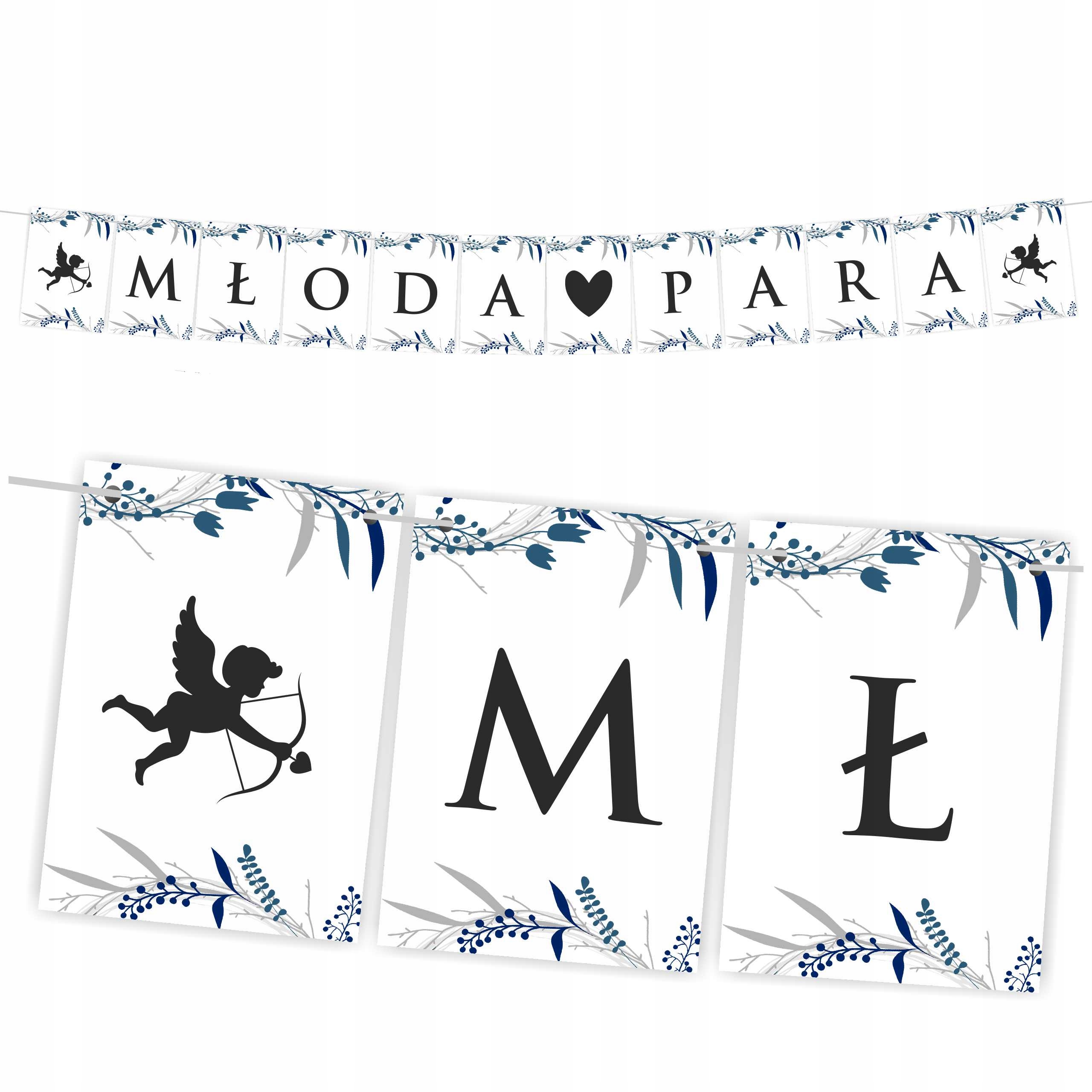 

Baner Weselny Girlanda Młoda Para A5 230cm 48szabl