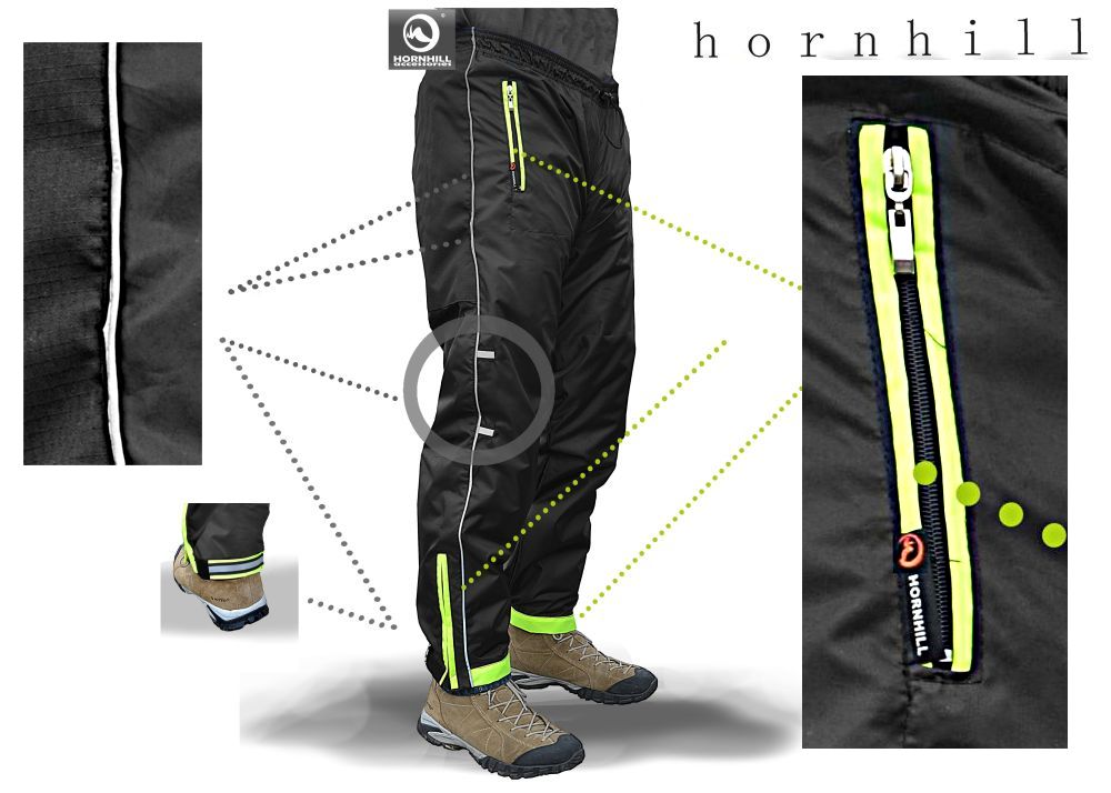 Przeciwdeszczowe WZMOCNIONE spodnie R-paco r.L/XL- Model R-Paco