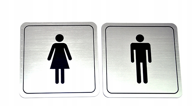 

Wc, Tabliczka,toaleta, Grawer 2 szt