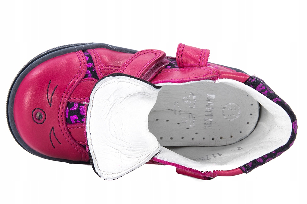 BARTEK 11702 TRZEWIKI DZIECIĘCE PÓŁBUTY fuksja 23 Płeć dziewczynki