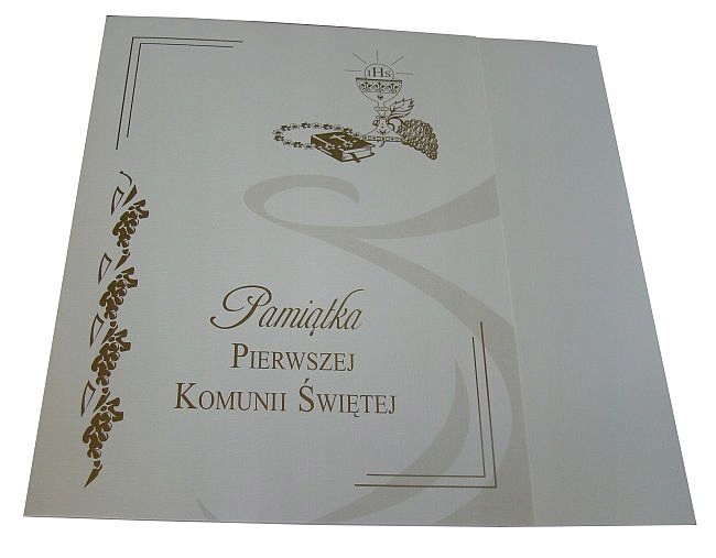 

Komunia album kartonowy 2x15x21pion+poziom+kieszeń