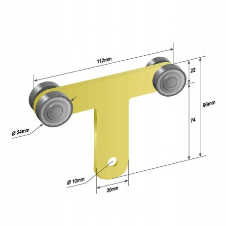 Rolka kurtynowa do plandek RTP 10 szt. Marka Mar-pol
