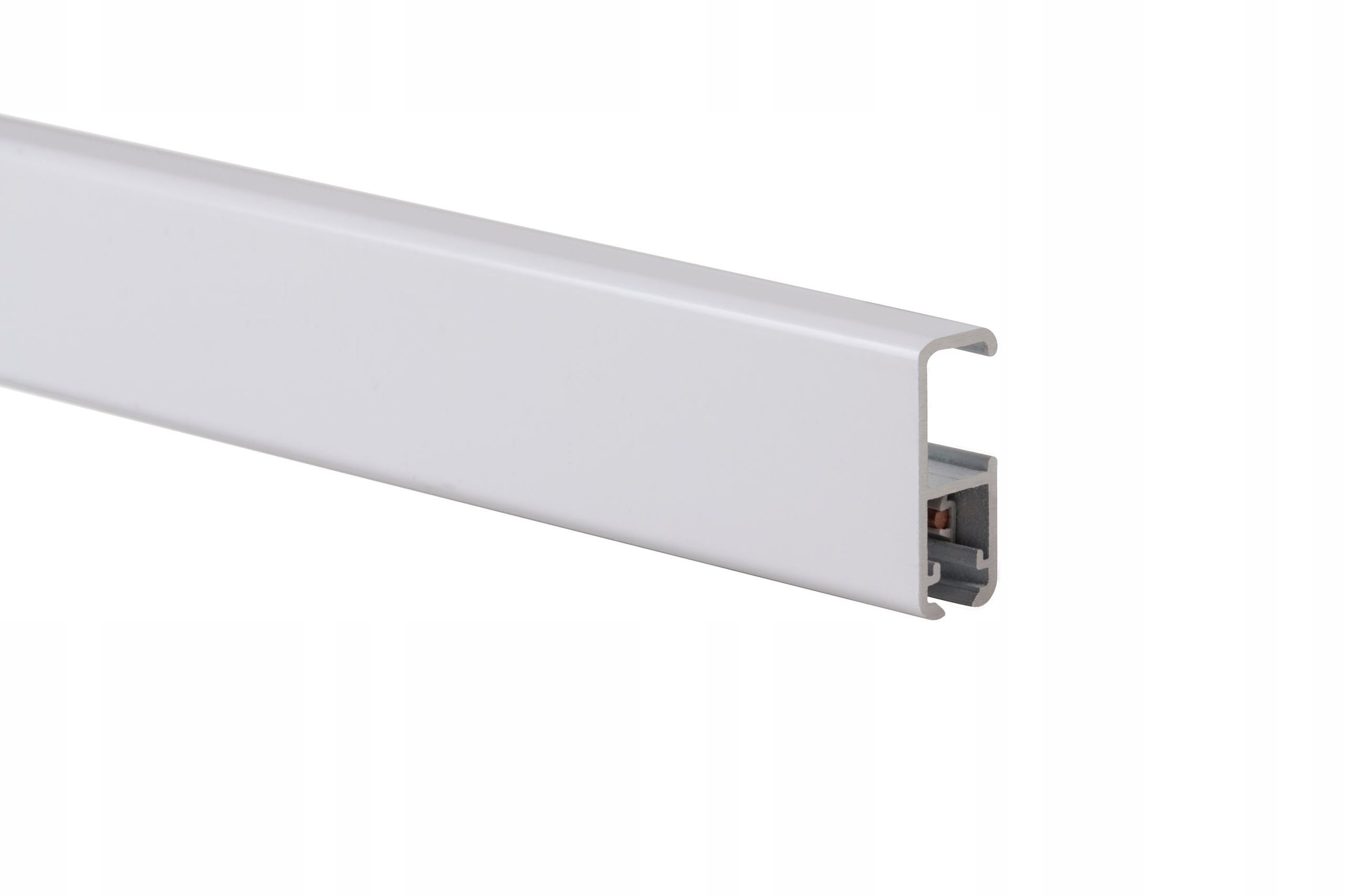 STAS Cliprail Pro szyna do wieszania obrazów 150 cm biała