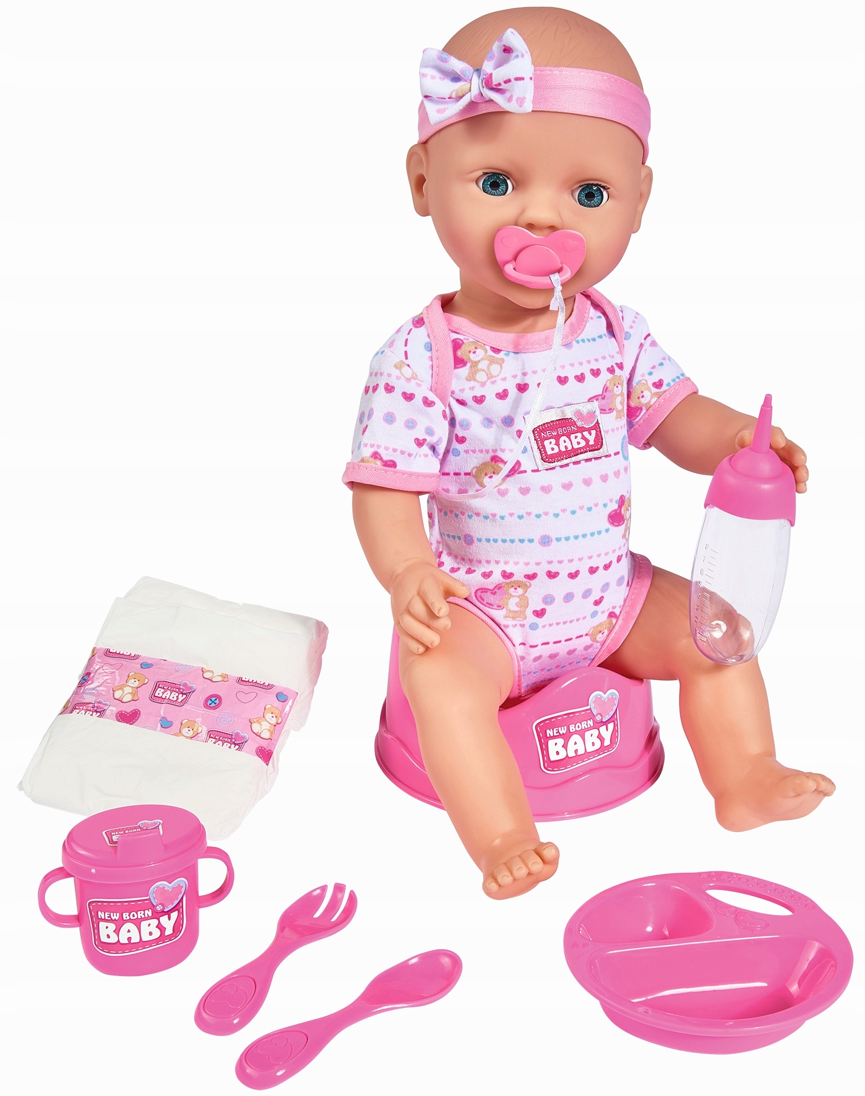 Lalka New Born Baby Simba 43 cm 5039005 Seria New Born Baby