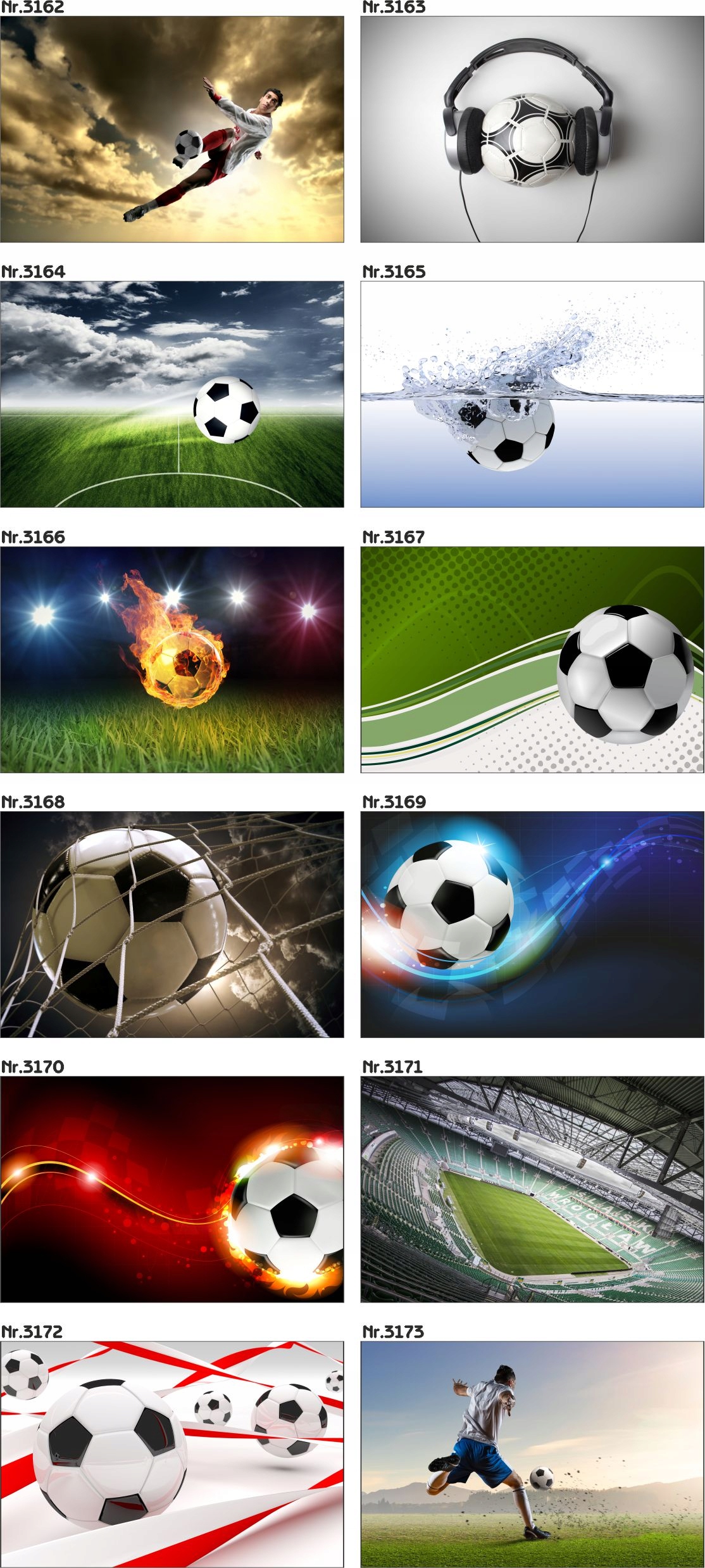 Plakat piłka nożna,piłkarze,piłkarz,stadion 100x70 Wysokość produktu 70 cm