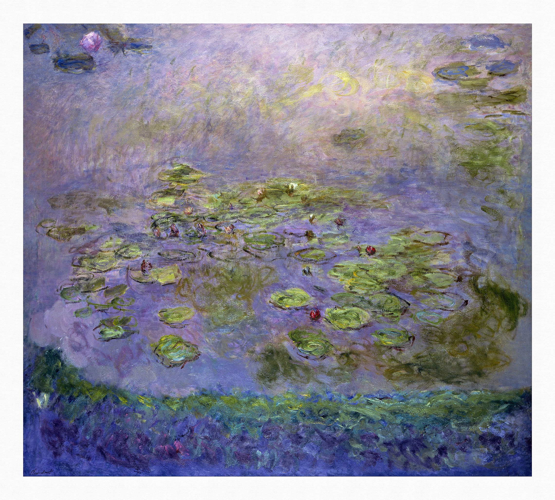 Картина моне черные кувшинки фото