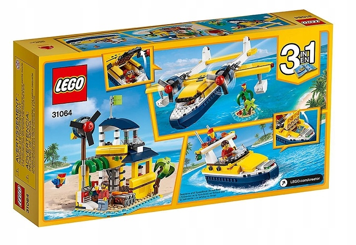 LEGO 31064 CREATOR - PRZYGODY NA WYSPIE Marka LEGO