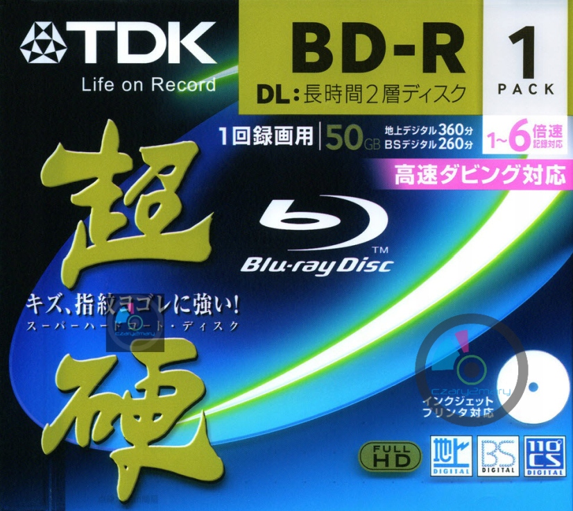 TDK BD-R DL 50GB x6 Printable 1sztuka