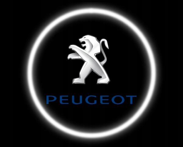 СВЕТОДИОД LED ЛОГОТИП ПРОЖЕКТОР HD PEUGEOT 407 508 5008 307 607 фото 3