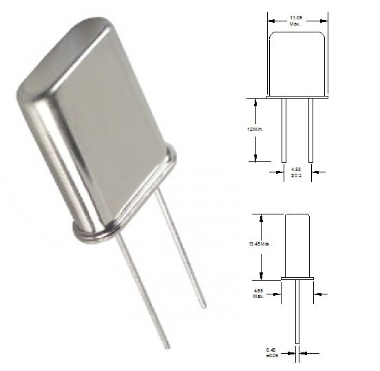 

Art Kwarc 7,3728MHz Wysoki HC49U Cena 2szt
