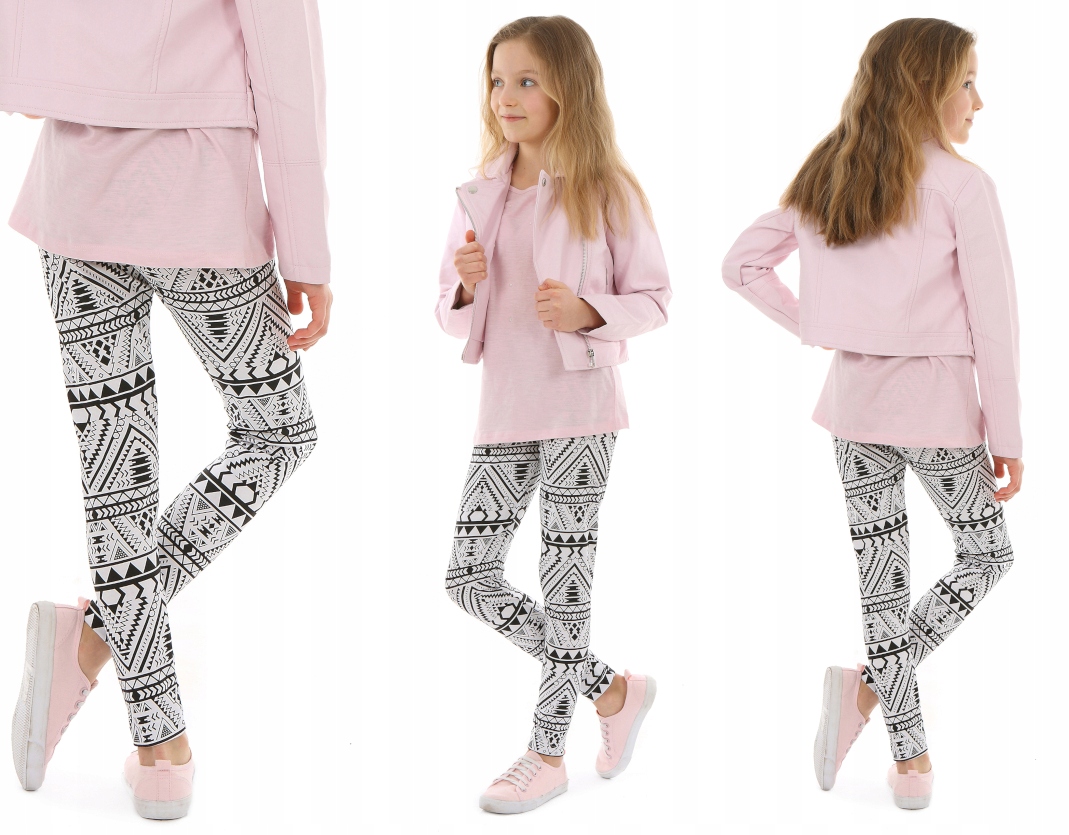 

Legginsy wzorzyste getry Nadruki 116 Kropek 016