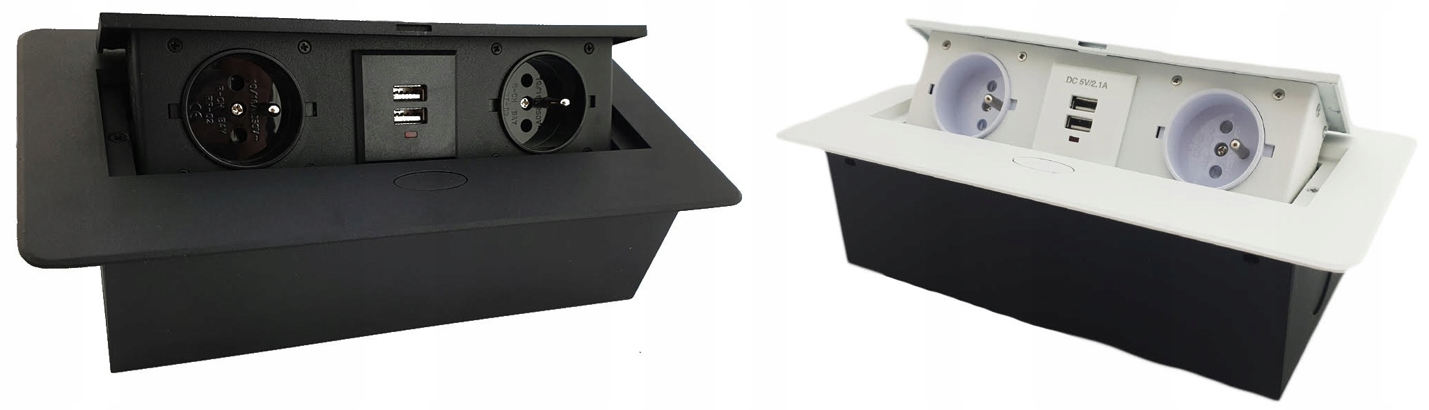

Gniazdo 2X 230V 2X Usb 3X230V Do Biurek Daming
