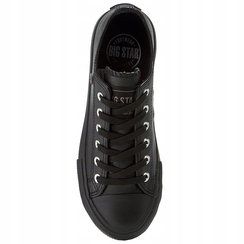 Trampki BIG STAR czarne ekoskóra V274871 Rozmiar 37