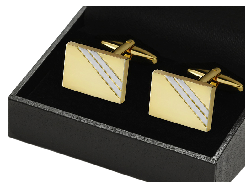 

Na Prezent Spinki Mankietów Koszul + Pudełko D6-5