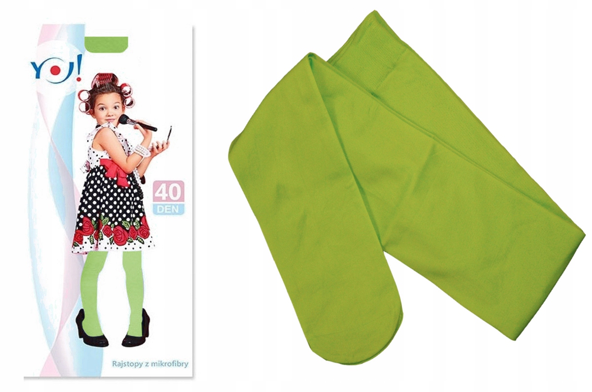 

Yo! Rajstopki Mikrofibra 40DEN 140-146 pistacja