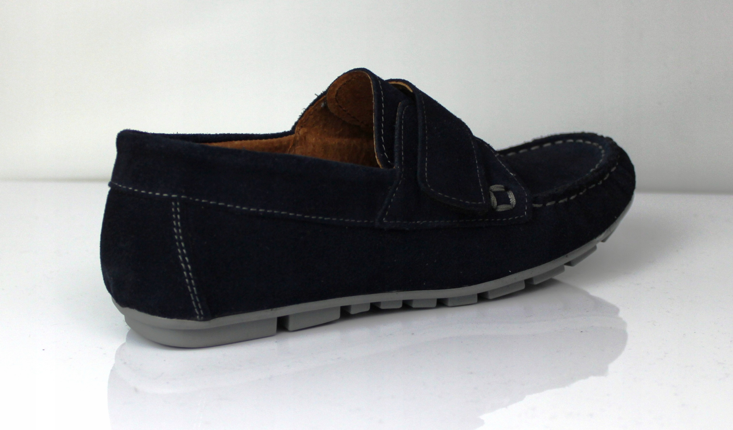 TIMO 020 GRANATOWE MOKASYNY CHŁOPIĘCE SKÓRA R34 Marka Inna marka