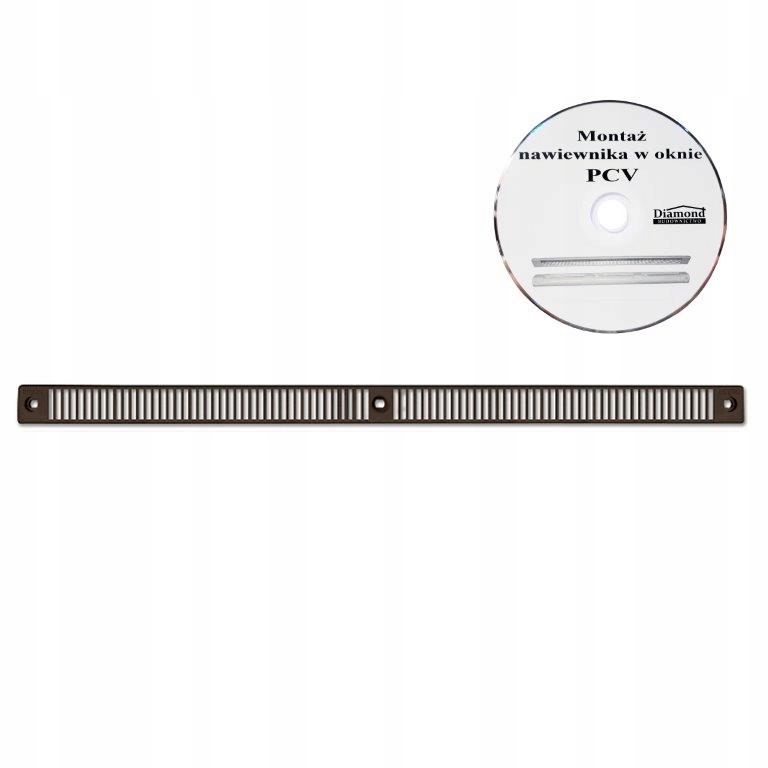 

Czerpnia siatka płaska pod roletę GPE2A C. Brąz