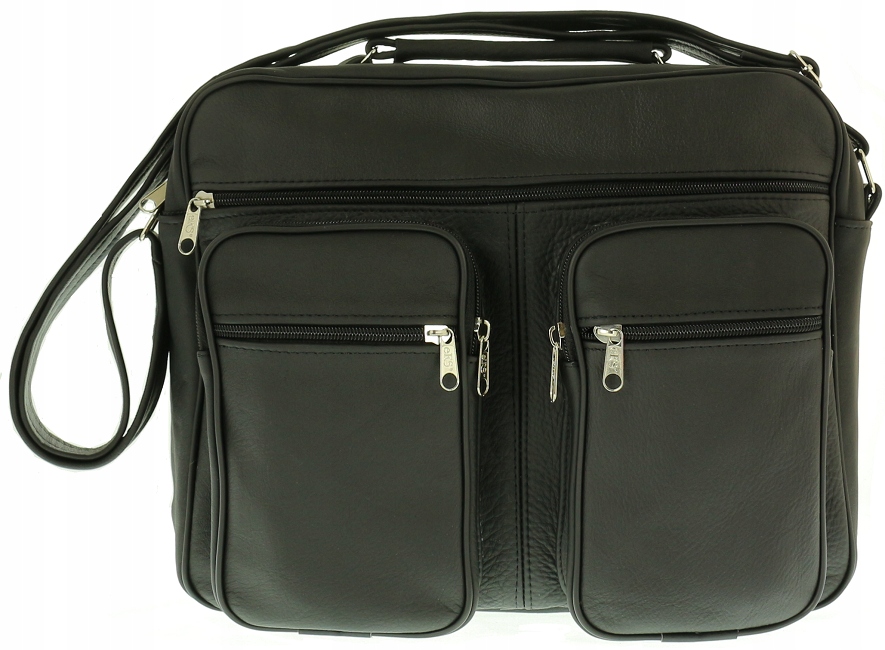 SKÓRZANA TORBA MĘSKA NA RAMIĘ SASZETKA SKÓRA 100% Model 2024