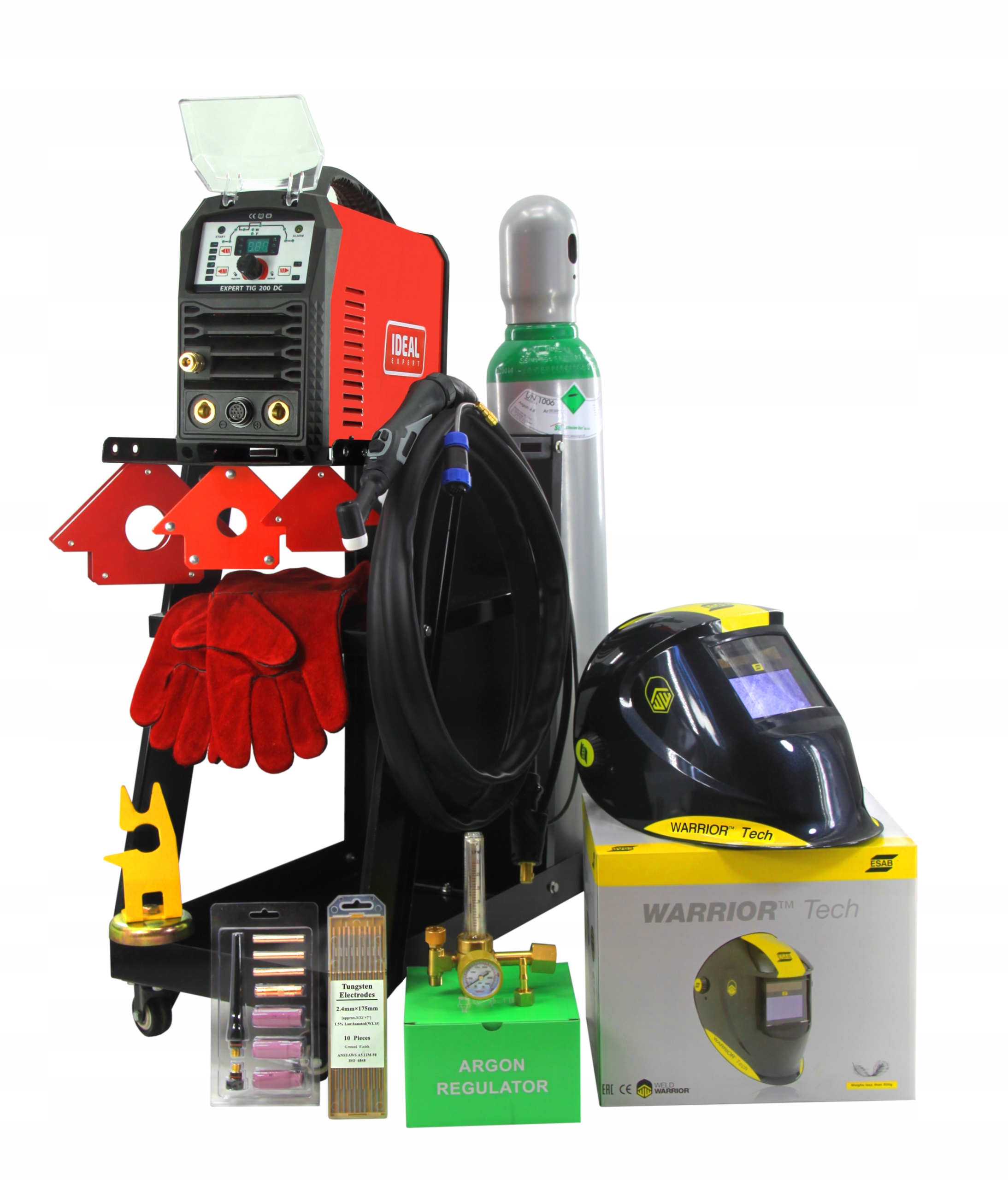 Zestaw Spawarka Ideal Expert Tig 200 DC Puls Esab