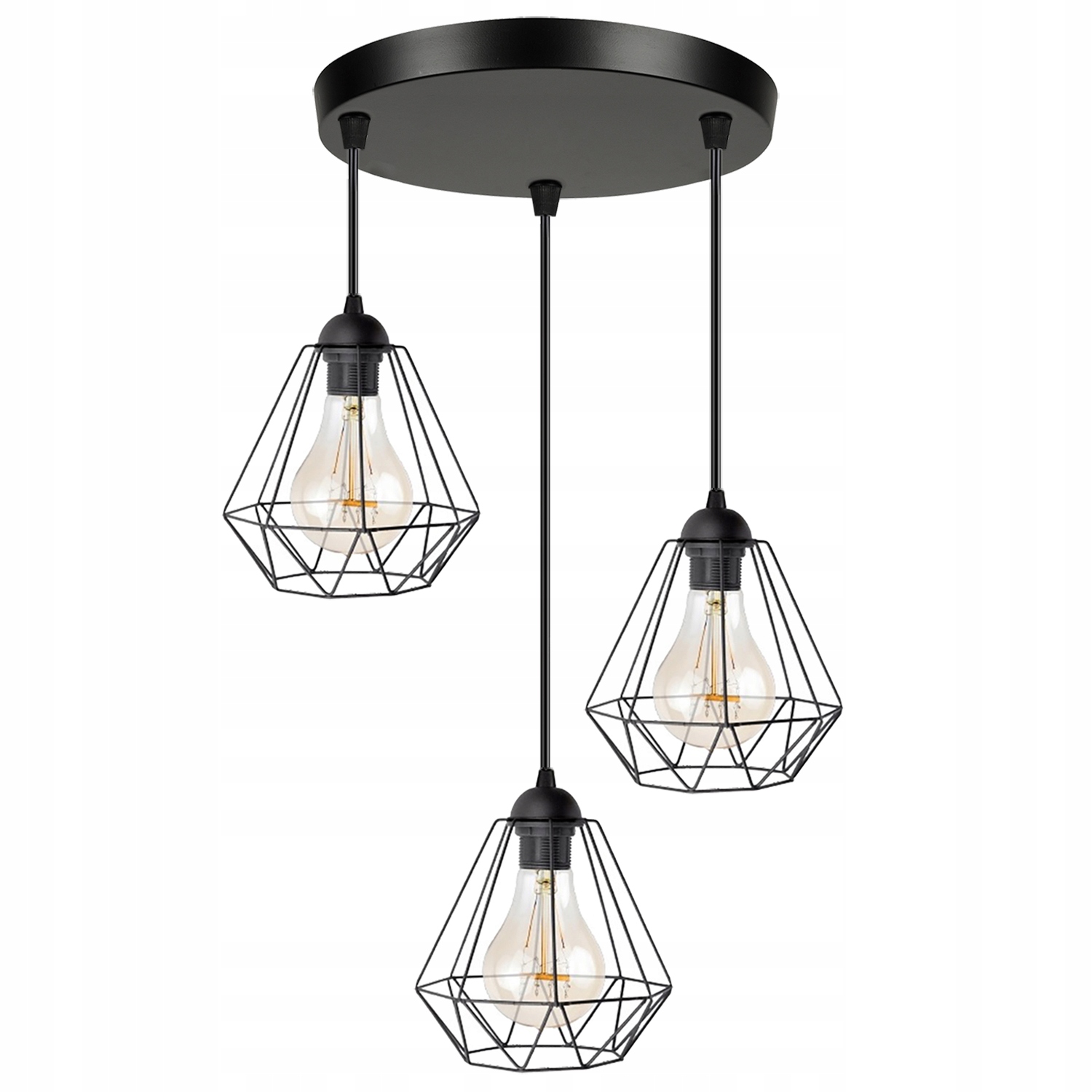 

Lampa Sufitowa Wisząca na plafonie Diamenty Led