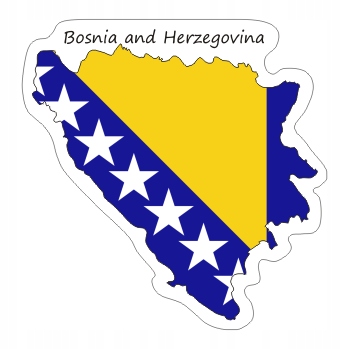 

Naklejka Bośnia i Hercegowina na Walizkę Moto Auto