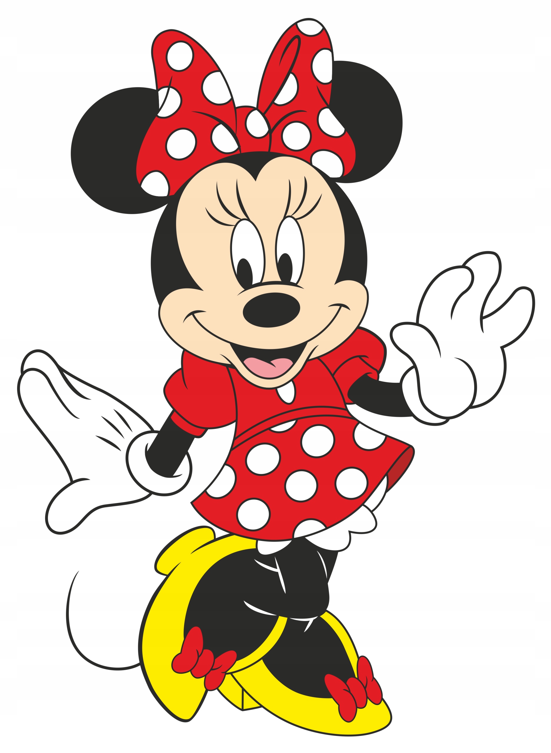 

Naklejka Na Okno Lustro Meble Szybę Myszka Minnie