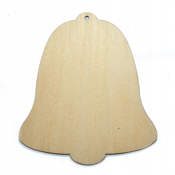 Dzwonek pełny zawieszka ze sklejki 11,5cm