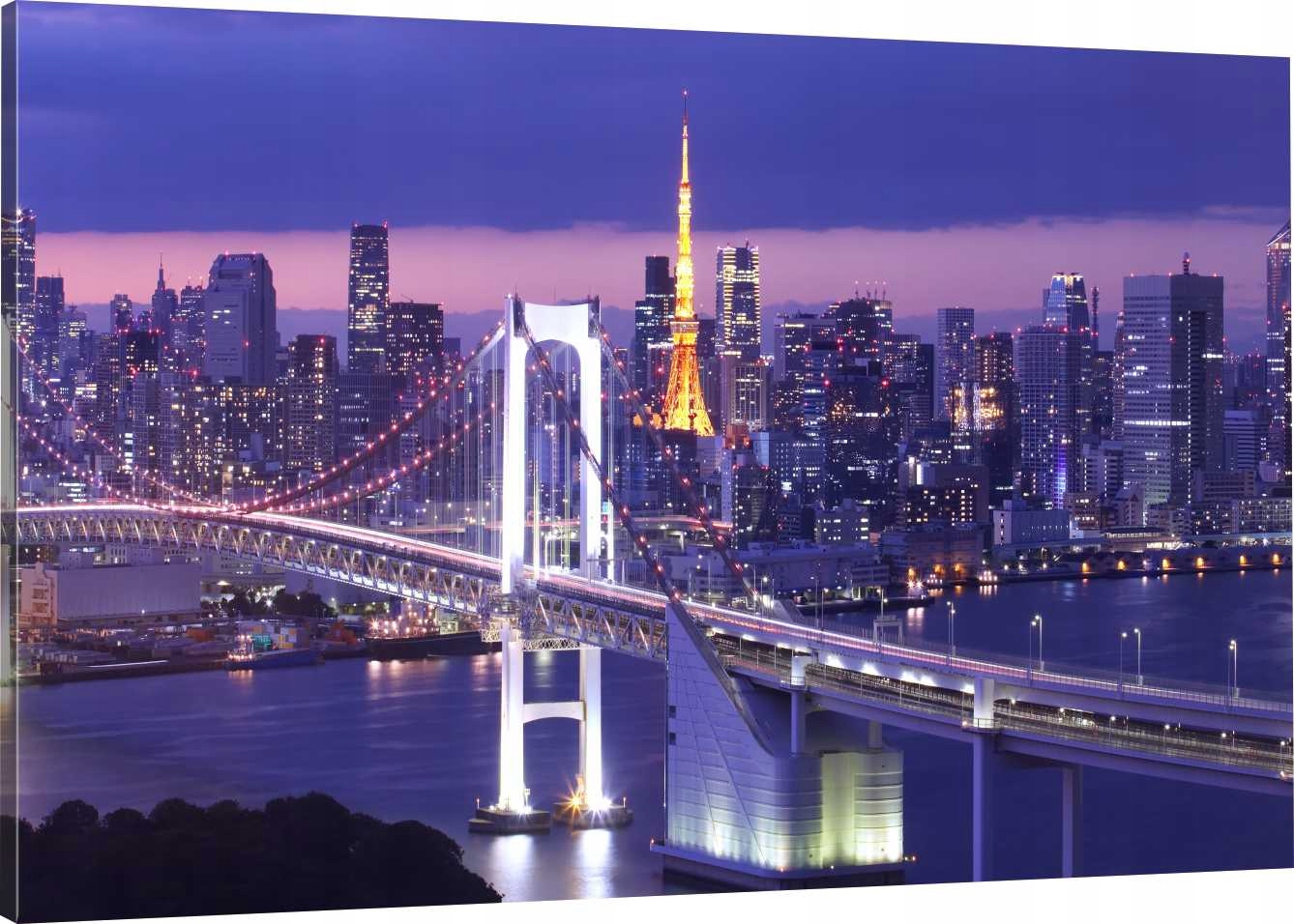 

Obraz Na Płótnie Tokio Most Nocą 90x60 980 Wzorów