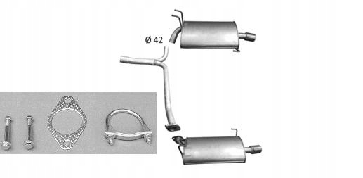 HONDA ACCORD VII 2.4 VTEC KOMBI od 03 KPL. TŁUMIKI