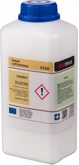 

Kwas kwasek Cytrynowy Gatunek Czysty 1kg