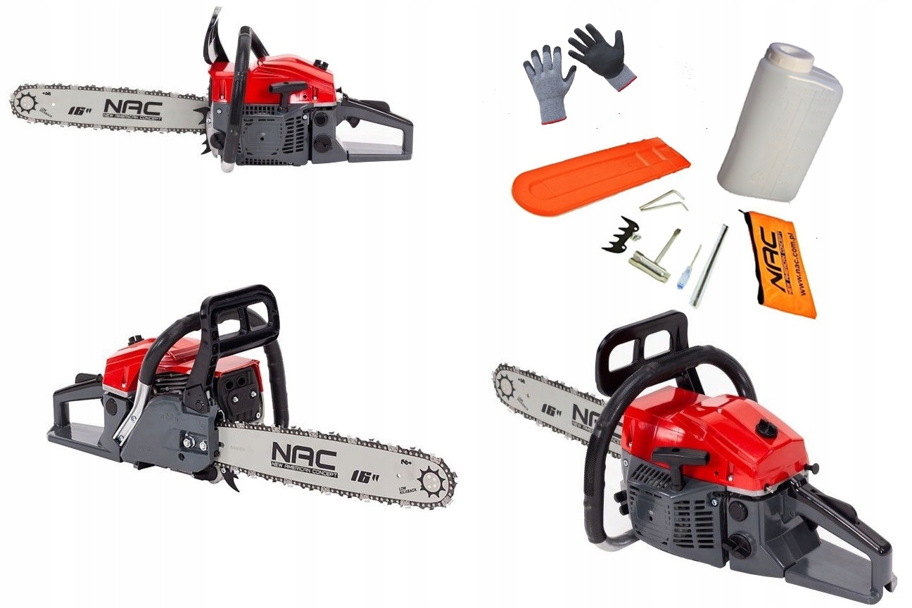 NAC PIŁA PILARKA SPALINOWA ŁAŃCUCHOWA CST45 GRATIS Seria CST45 NAC PIŁA SPALINOWA 2,45 kM