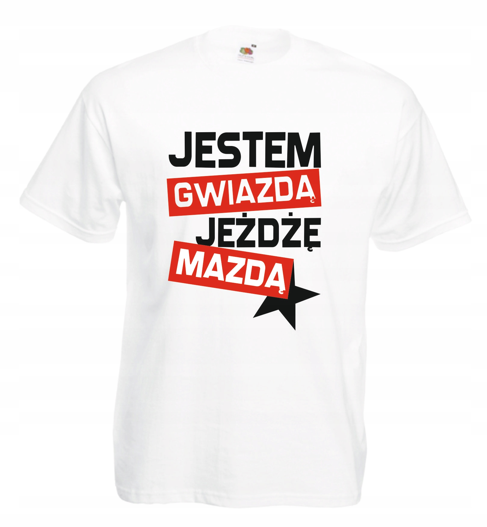 

Koszulka Jestem Gwiazdą Jeżdżę Mazdą r XL