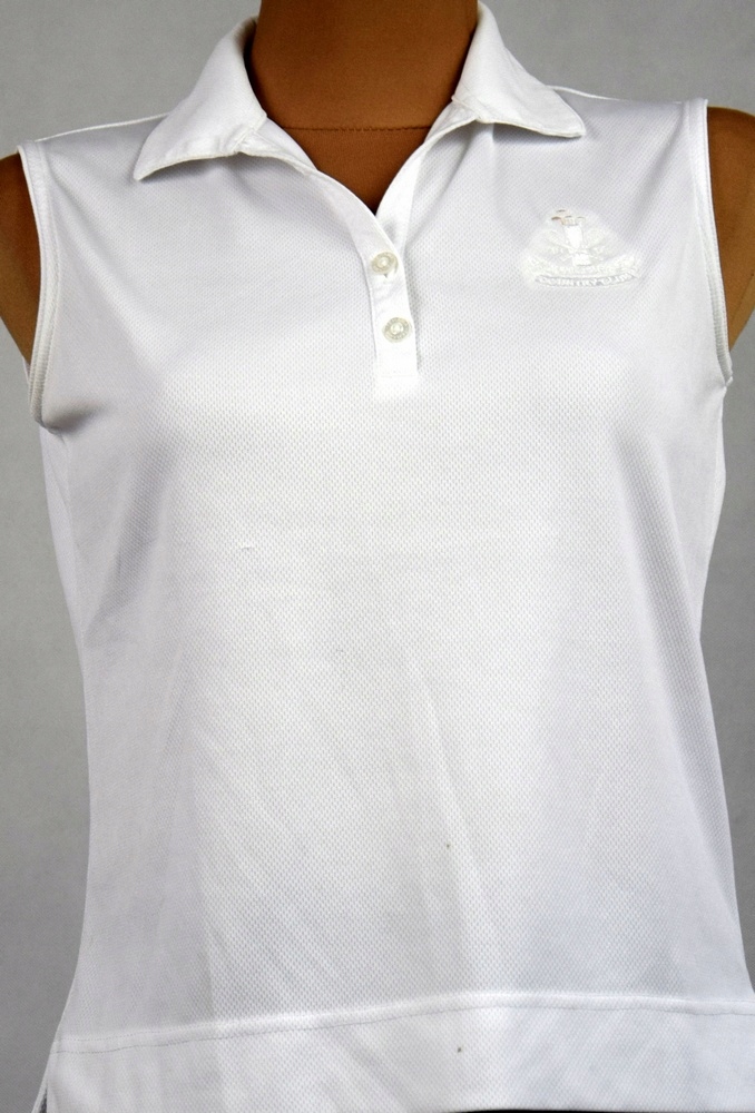 TEHAMA KOSZULKA SPORTOWA POLO BIAŁE S/36