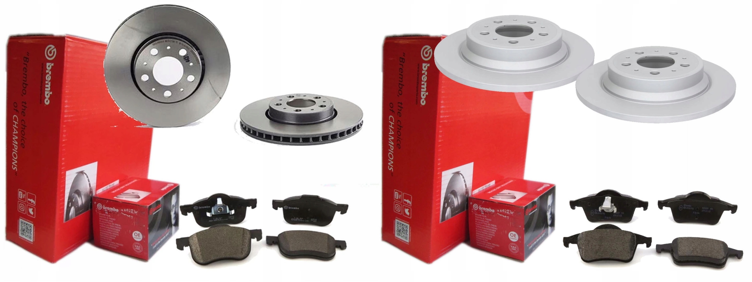 Диски Brembo передние задние VOLVO S60 S80 285M