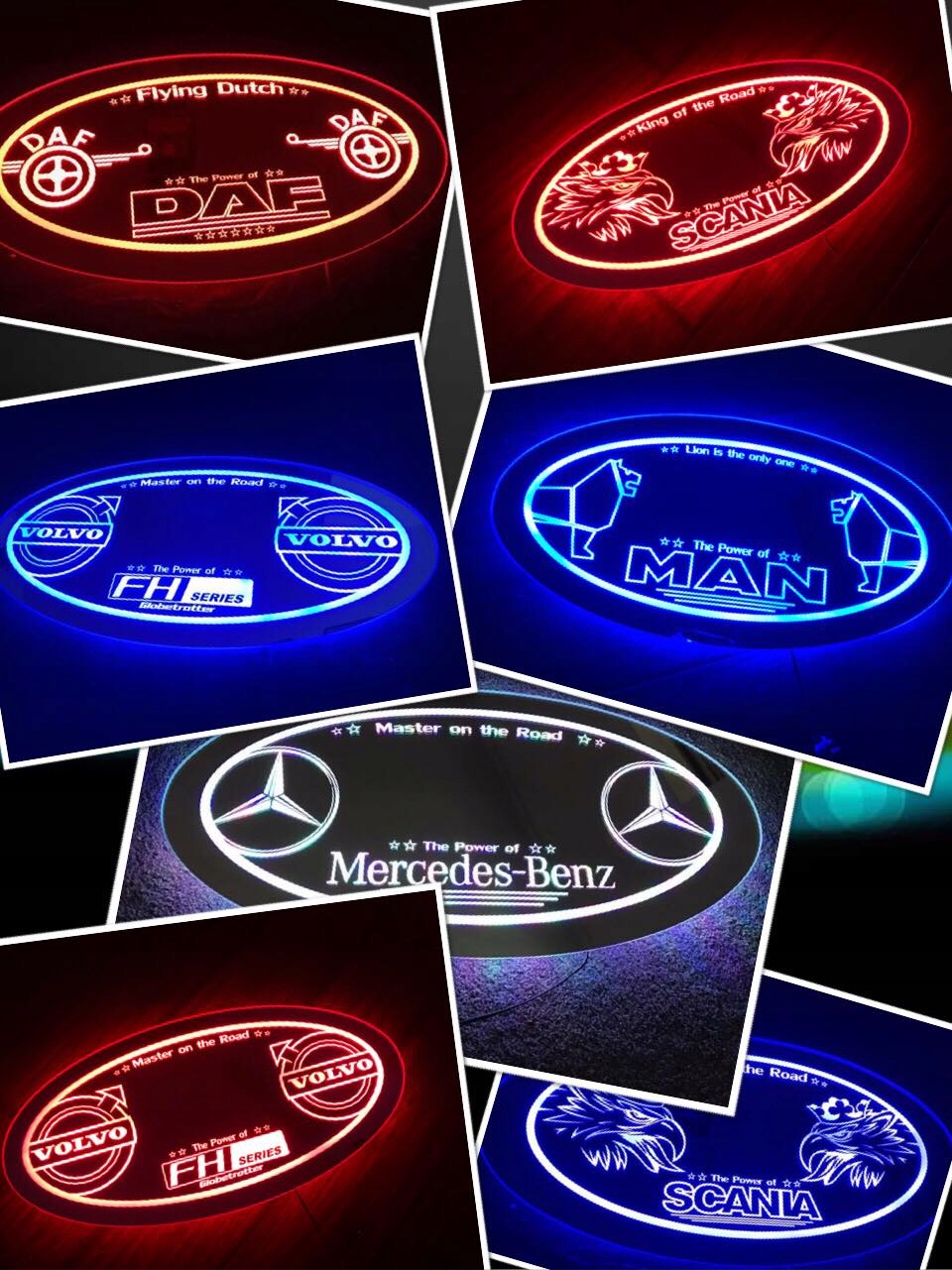 Зеркало LED, IVECO, 24V МДП с подсветкой светящиеся