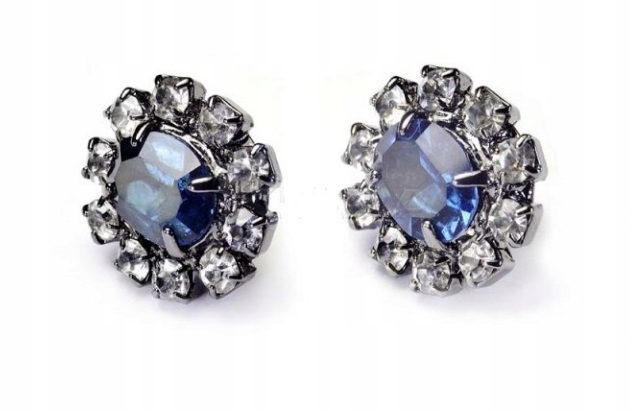 

Kolczyki Niebieskie Montana Kryształy Jablonex