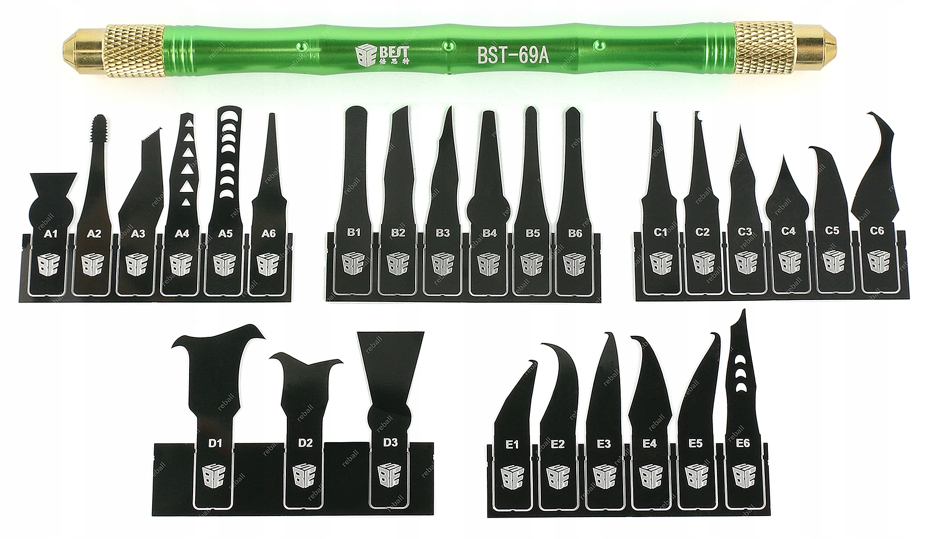 

Dwustronny Skalpel Do Bga Cpu Gpu Mpu Smd BST-69A