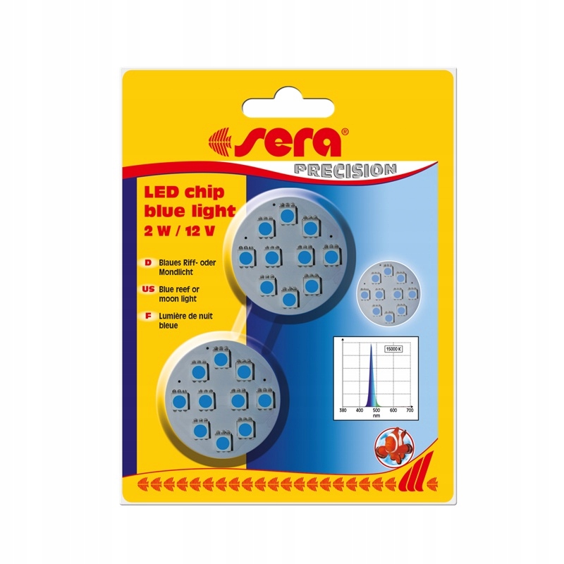 Levně Led diody chip blue light 2 W 12 V, 2 ks/OPAK