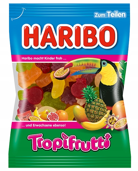 Haribo Tropifrutti żelki owoce tropikalne 175g DE