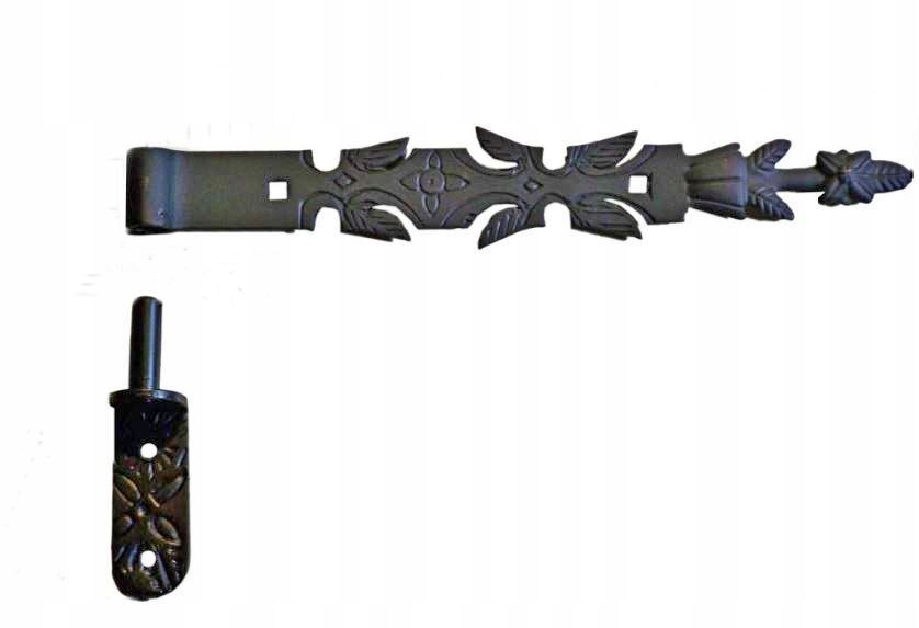 Zawias pasowy kuty 400 mm wąski