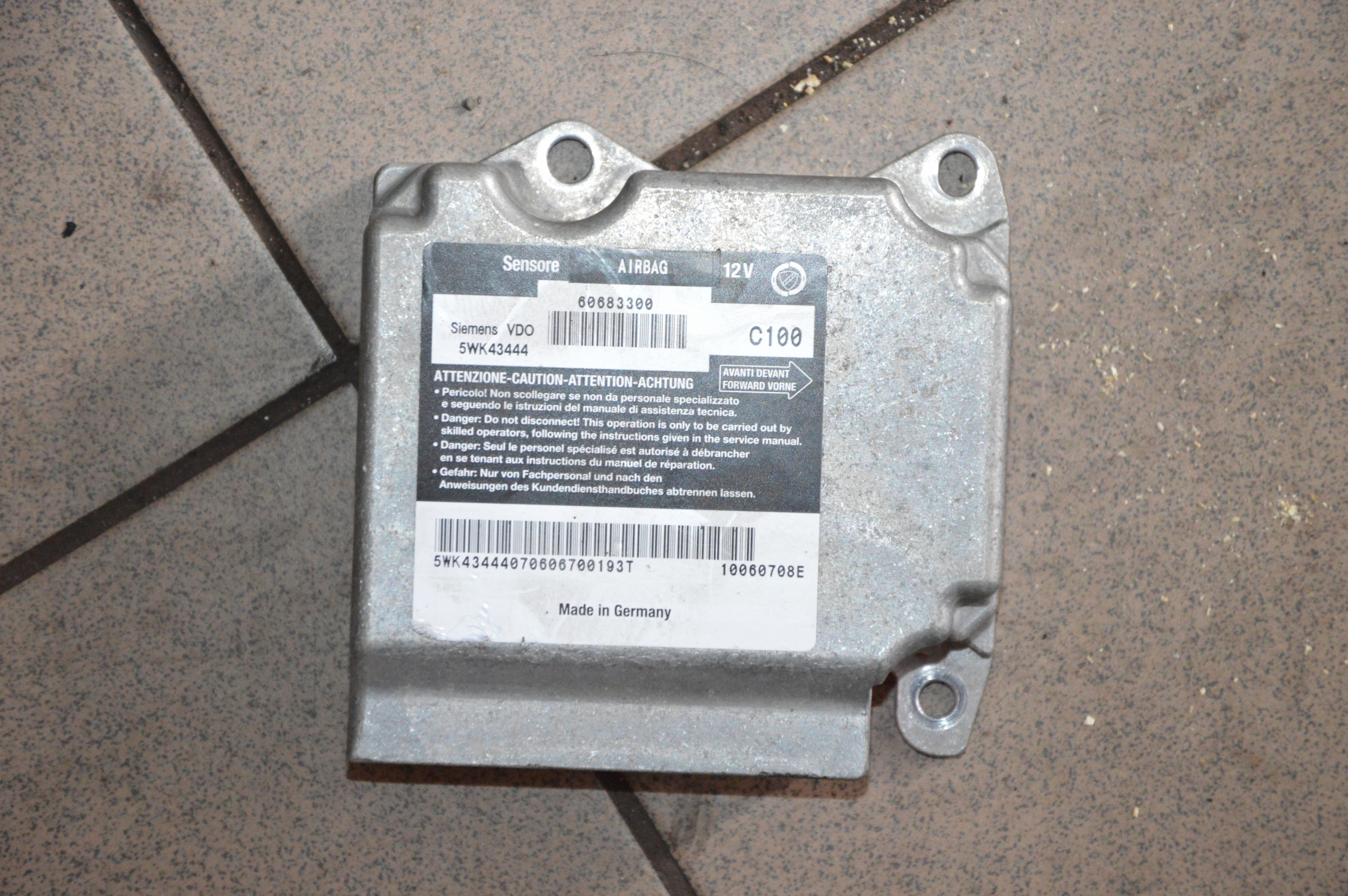 Sterownik Air Bag Alfa Romeo GT 60683300