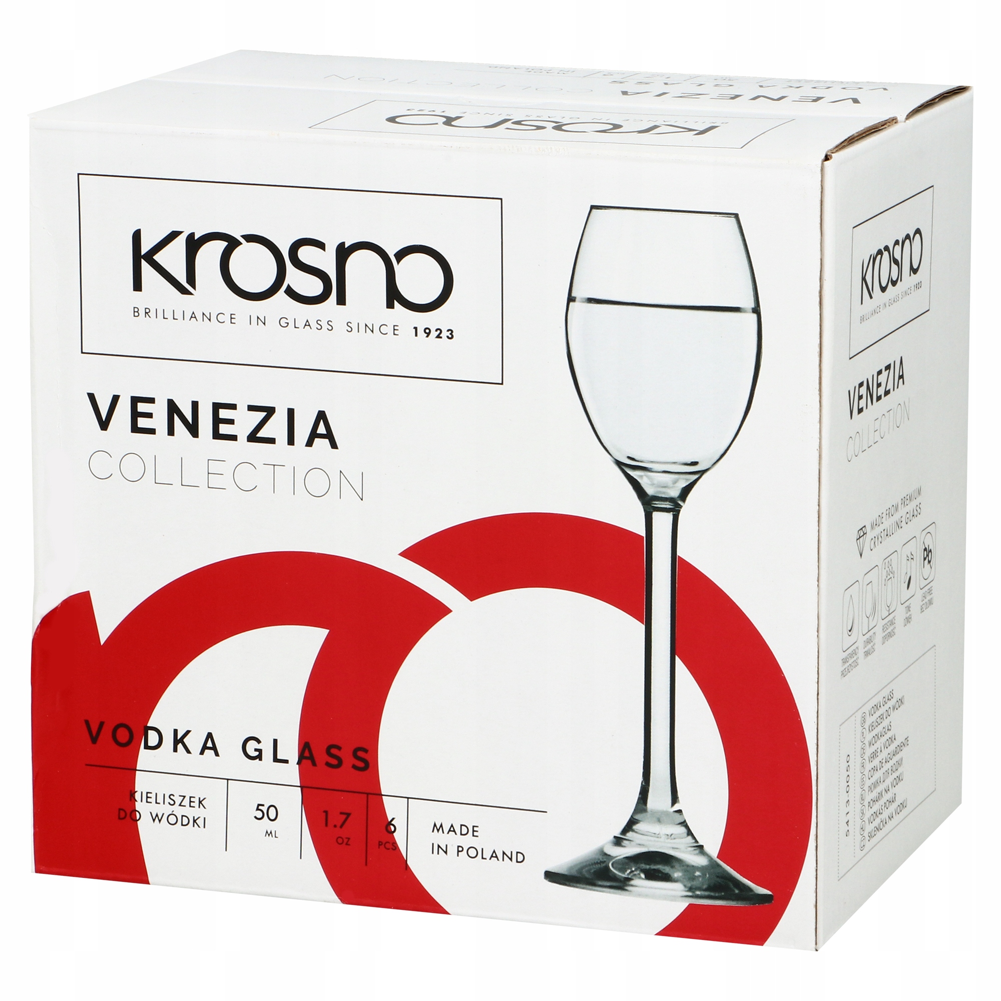 

Kieliszki do wódki 50ml 6 szt. Venezia Krosno