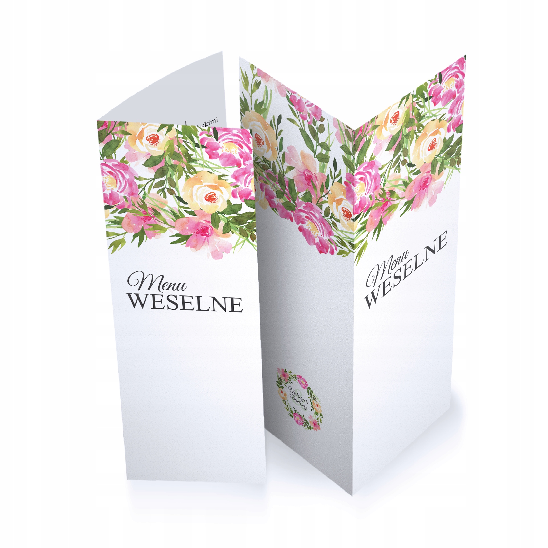 MENU WESELNE PERSONALIZACJA rustykalne lawenda Marka bez marki