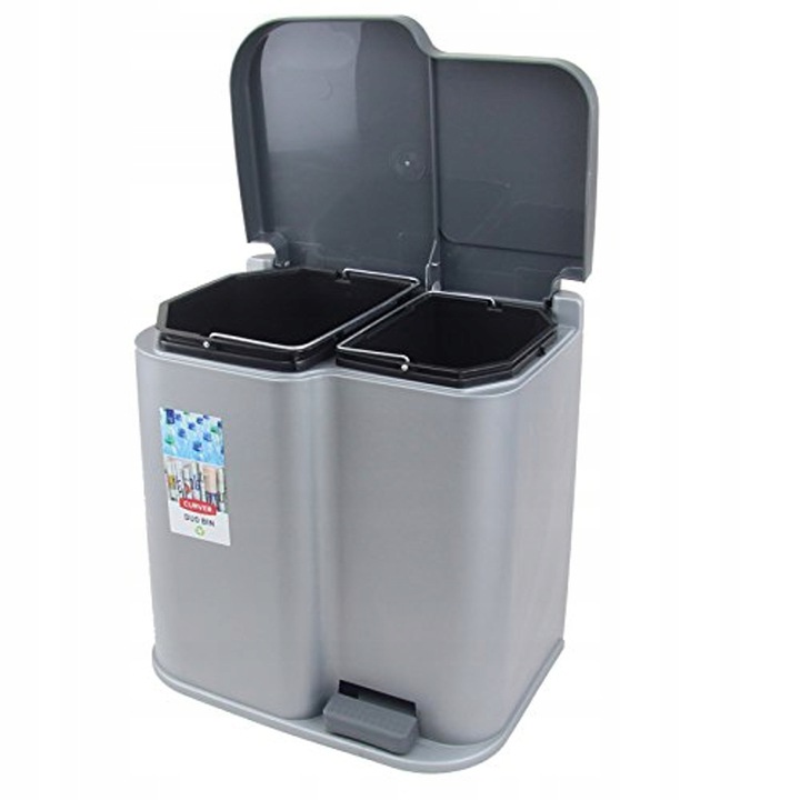 Двойная корзина для сортировки мусора 21L CURVER код производителя 21395153