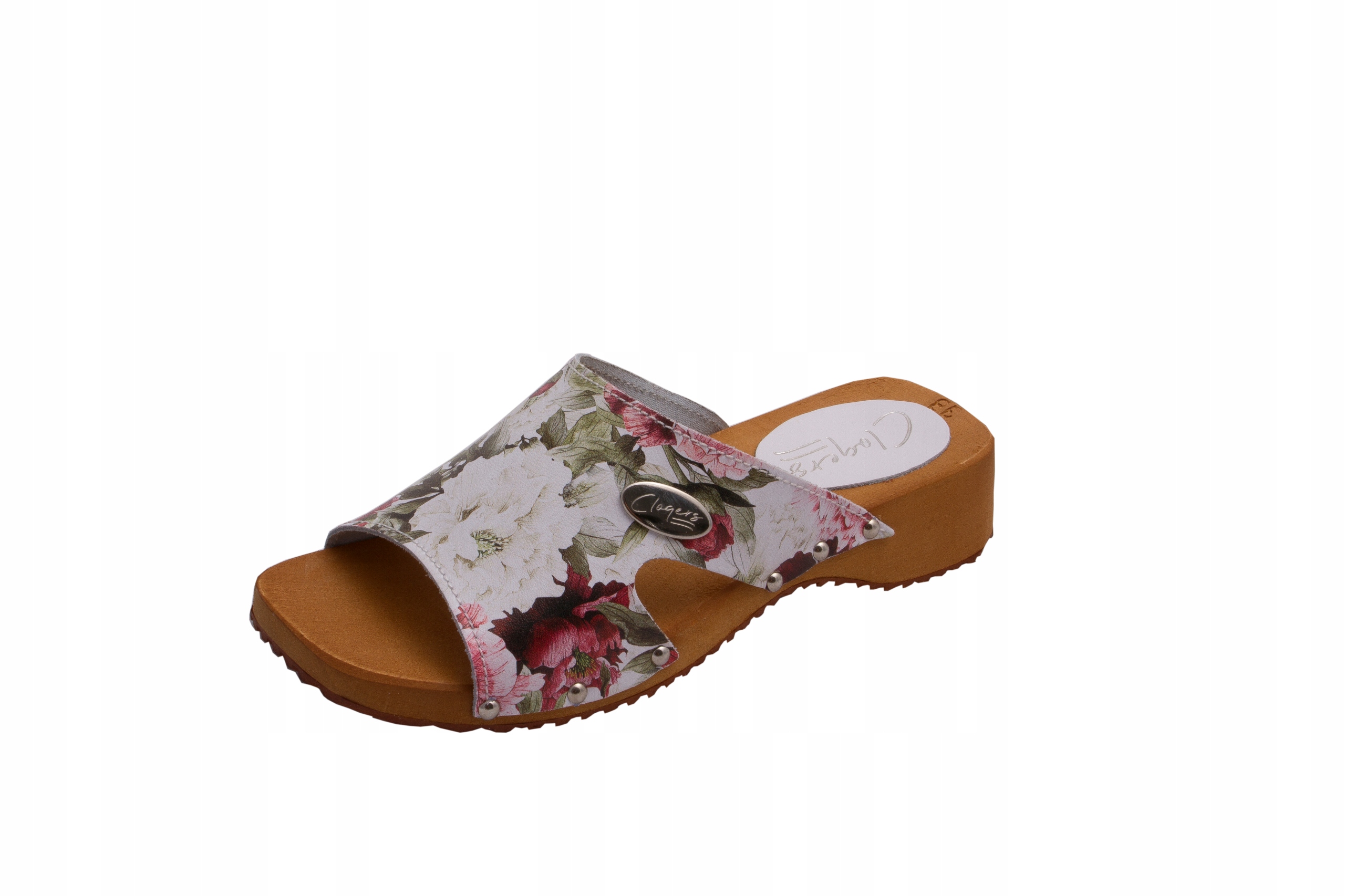 

Chodaki drewniaki skórzane obuwie medyczne Clogers